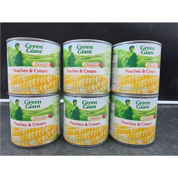 Green Giant Peaches & Cream Canned Corn (6 x 341ml)