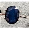 Image 2 : Silver Sapphire 1Ct Ring, Suggested Retail Value $160
