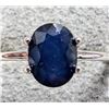 Image 3 : Silver Sapphire 1Ct Ring, Suggested Retail Value $160