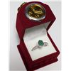 Image 3 : Silver Emerald 0.75Ct And Cz Ring, Suggested Retail Value $160