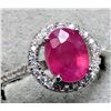 Image 1 : Silver Rubyc 1Ct And Cz Ring, Suggested Retail Value $160