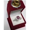 Image 4 : Silver Rubyc 1Ct And Cz Ring, Suggested Retail Value $160