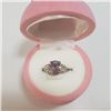 Image 4 : Silver Amethyst Ring (~Size 5)(Ring is resizable for $40) (~length 0 inches), Suggested Retail Value