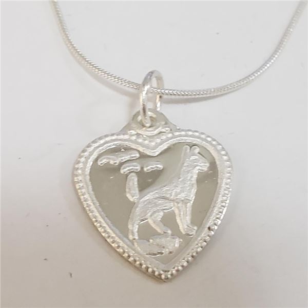 Silver Necklace (~Size 0) (~length 18 inches) (~weight 3.22g), Suggested Retail Value $100