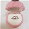 Image 4 : Silver Amethyst Ring (~Size 4)(Ring is resizable for $40) (~length 0 inches), Suggested Retail Value