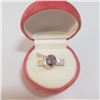 Image 4 : Silver Amethyst Ring (~Size 7)(Ring is resizable for $40) (~length 0 inches) (~weight 4.21g), Sugges
