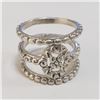 Image 1 : Silver Ring (~Size 7.5)(Ring is resizable for $40) (~length 0 inches) (~weight 8.18g), Suggested Ret