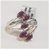 Image 1 : Silver Ruby(2.5ct) Ring (~Size 7)(Ring is resizable for $40) (~length 0 inches) (~weight 5.45g), Sug