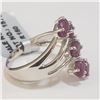 Image 2 : Silver Ruby(2.5ct) Ring (~Size 7)(Ring is resizable for $40) (~length 0 inches) (~weight 5.45g), Sug