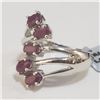 Image 3 : Silver Ruby(2.5ct) Ring (~Size 7)(Ring is resizable for $40) (~length 0 inches) (~weight 5.45g), Sug