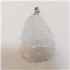 Image 1 : Silver Jadeite Pendant (~Size 0) (~length 0 inches), Suggested Retail Value $160