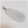Image 2 : Silver Jadeite Pendant (~Size 0) (~length 0 inches), Suggested Retail Value $160