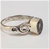 Image 2 : Silver Gree Amethyst Ring (~Size 8)(Ring is resizable for $40) (~length 0 inches), Suggested Retail 