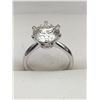 Image 1 : 3.00 CT GRA CERTIFIED ROUND BRILLIANT CUT MOISSANITE STONE VVS D COLOR SET IN 925 SILVER RING RETAIL
