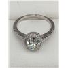 Image 3 : 1.40 CT GRA CERTIFIED OVAL CUT MOISSANITE STONE VVS D COLOR SET IN 925 SILVER RING RETAIL VALUE $1,2