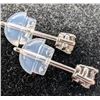 Image 4 : 14K White Gold Natural Diamond 0.18Ct Earrings, Made in Canada, Appraised Retail $1000