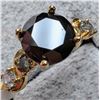 Image 4 : 10K Yellow Gold 2G Black Diamond (1.95+0.25Ct) Ring (~Size 6.75), Made in Canada, Appraised Retail $