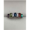 Image 4 : Vintage Style Multi Gemstone Family Ring NEW SIze 7