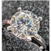 Image 1 : 14K White Gold 2.2G Lab Diamond 1.5Ct F Vs1 Ring (~Size 6), Made in Canada, Appraised Retail $5700