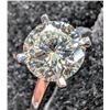 Image 2 : 14K White Gold 2.2G Lab Diamond 1.5Ct F Vs1 Ring (~Size 6), Made in Canada, Appraised Retail $5700