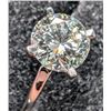 Image 4 : 14K White Gold 2.2G Lab Diamond 1.5Ct F Vs1 Ring (~Size 6), Made in Canada, Appraised Retail $5700