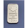 Image 4 : LOT of 2 Pure .999 Silver USA Round  1g and Canada wafer bar 1g