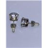 Image 3 : Set of Ladies Brilliant 1.5 Carat TW Solitaire Stud Earring Set NEW