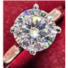 Image 1 : 10K White Gold 2.88G Moissanite 1.02Ct Ring (~Size 7), Made in Canada, Appraised Retail $1750