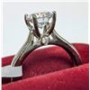 Image 2 : 10K White Gold 2.88G Moissanite 1.02Ct Ring (~Size 7), Made in Canada, Appraised Retail $1750