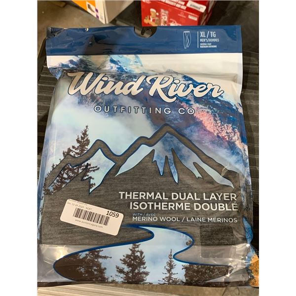 Wind River Outfitting Co. Thermal Dual Layer with Merino Wool Top (XL)