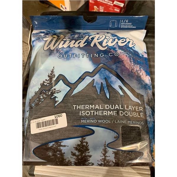 Wind River Outfitting Co. Thermal Dual Layer with Merino Wool Top (L)
