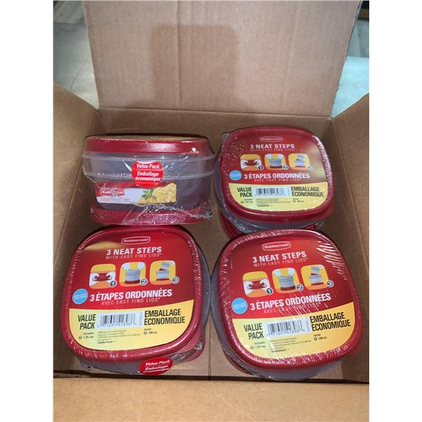Rubbermaid Value Packs (4 x 2 x 1.25Cups)