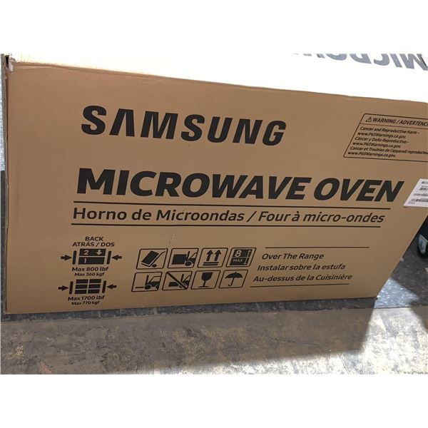 Samsung 2.1 cu.ft Over the Range Microwave with Finger Print Resistant Finish ME21DG6300SRAC