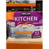 Image 1 : Kirkland Kitchen Flex-Tech Bags with Drawstring (13gallon)200ct
