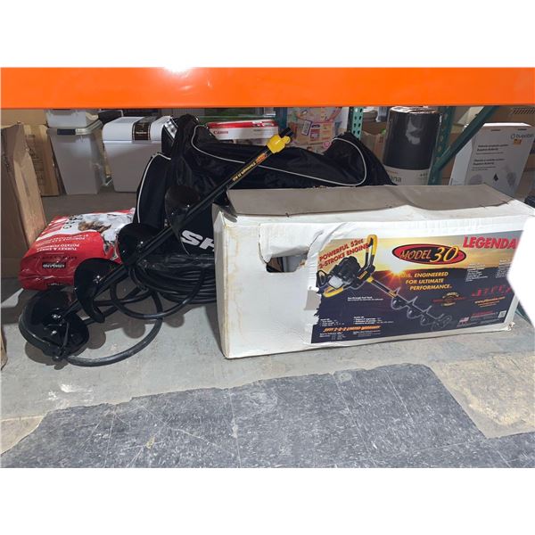 Legenda Model 30 Power Ice Drill, Gear Ratio 15:1, 36in Auger Length, 6in, 8in, 9in, 10in Auger Size