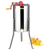 Image 1 : VEVOR Manual Honey Extractor, 2/4 Frames Honey Spinner Extractor, Stainless Steel Beekeeping Extract