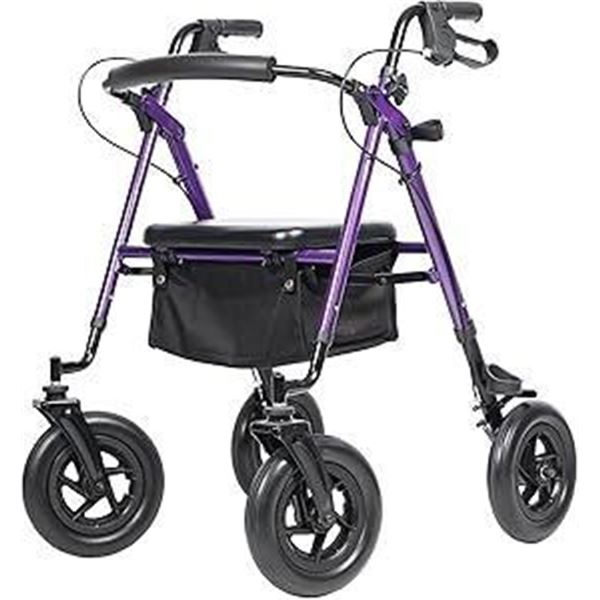 Elenker Rollator Walker Model 9236D4- (22.4 x 10.6 x 19.5in)-Blue, item may vary