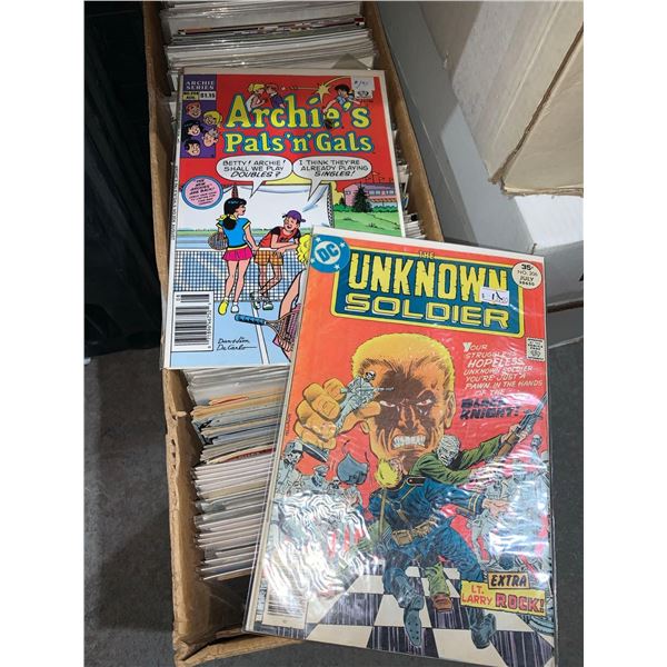 Large Box Lot of Collectible Comic Books