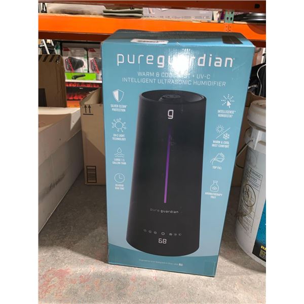 PureGuardian Warm & Cool Mist + UV-C Intelligent Ultrasonic Humidifier