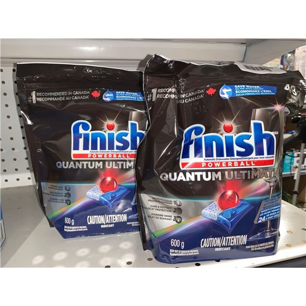 Finish Powerball Quantum Ultimate Automatic Dishwasher Detergent 48 Tabs x 2