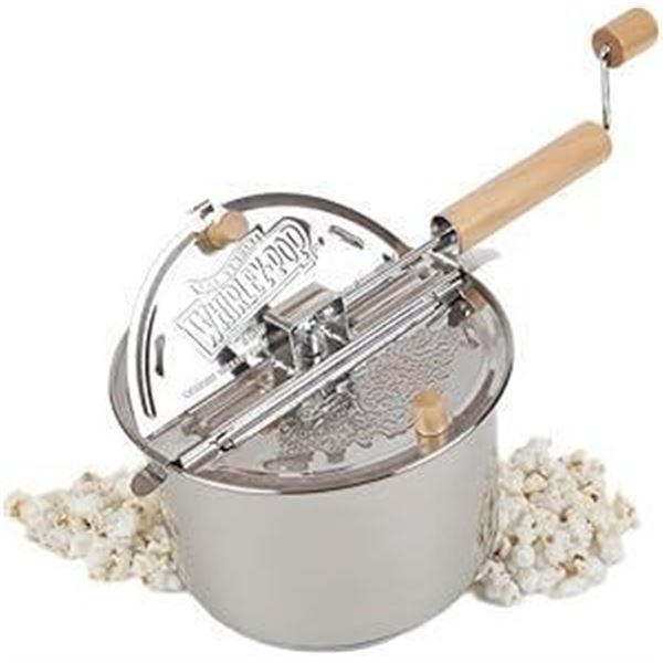 Whirley-Pop Stainless Steel Hand Crank Popping Machine