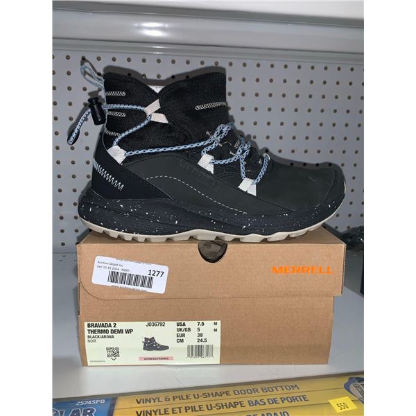 Marrell Bravada Thermo Demi WP Black Womens Size 7.5