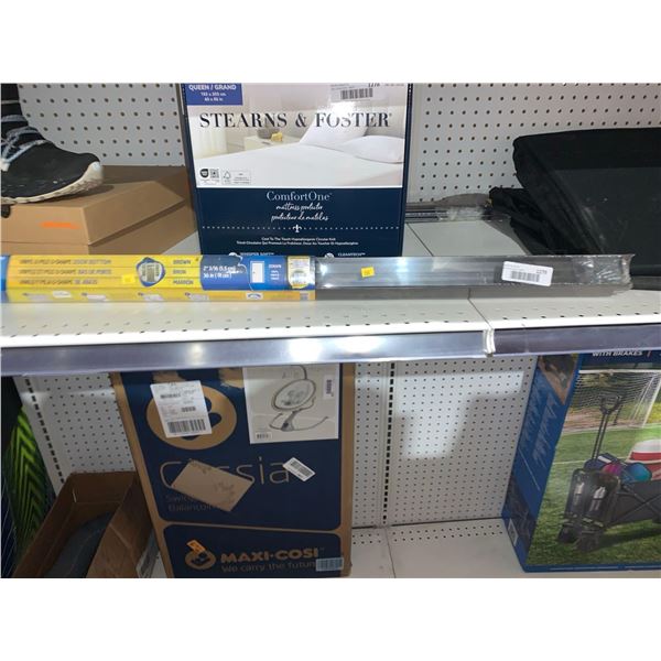 Polar Bear Weatherproofing Vinyl Pile U-Shape Door Bottom Brown  2" 3/16