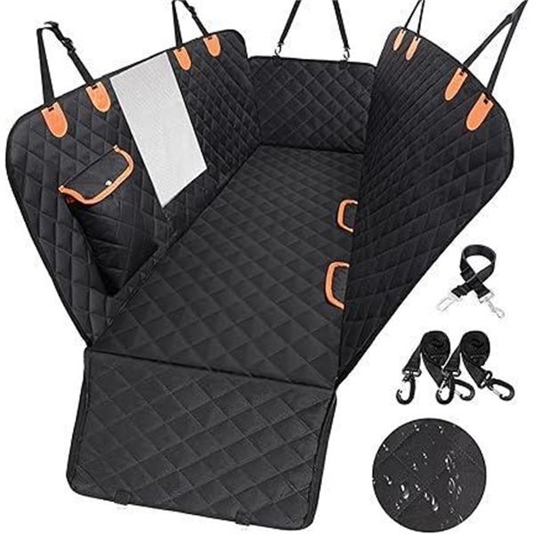 Dog Car Seat Cover for Back Scratchproof Nonslip Durable Waterproof Cars Pet Backseat Covers with Me