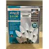 Image 1 : Sylvania Stay-Lit 2 Set of 50 Pure White LED C9 Lights