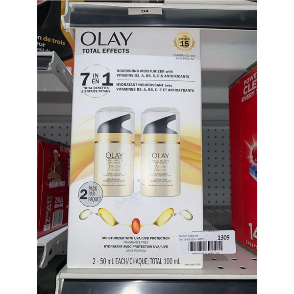 Olay Total Effects 7 in 1Total Benefits 2 x 50ml Each