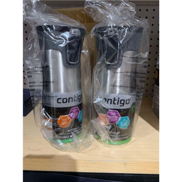 Contigo Stainless Steel Travel Mugs Lot of 2