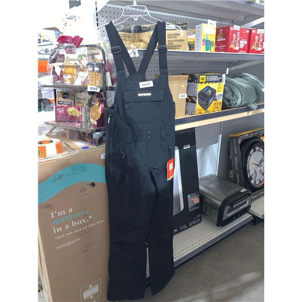 Ripzone Mens Clark 2.0Insulated Bib Pant Black Mens Size Small