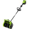 Image 1 : GreenWorks 80V Pro 12" Brushless Snow Shovel with Directional Vanes with LED Lights