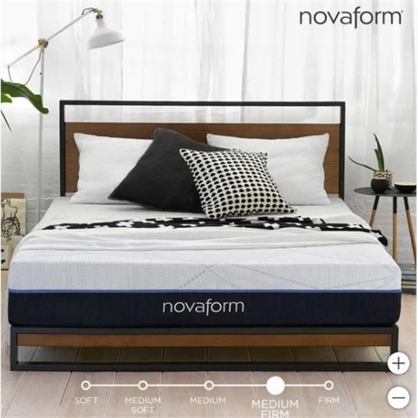 Novaform 25.4 cm (10 in.) SoFresh Responsive Foam Mattress  Antimicrobial King Size